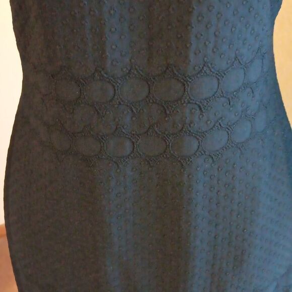 Julia Jordan Little Black Bodycon Dress. Whimsigoth,  Cocktail,  Textured - Picture 6 of 16